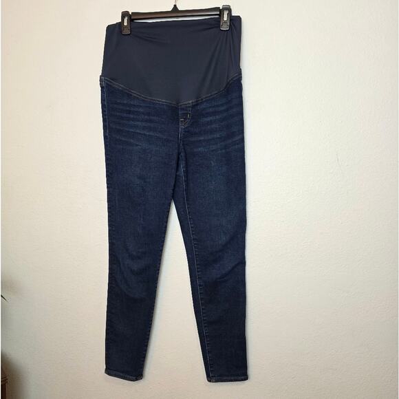 MADEWELL Maternity Over-the-Belly Skinny Jeans In Orland Wash Size 29 - Picture 2 of 9